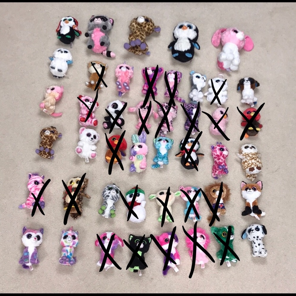 Lot of 45 beanie boos
